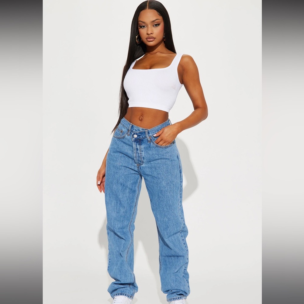 Straight Leg Jeans